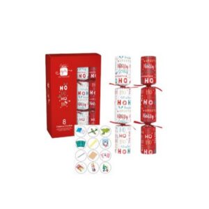 GIFT MAKER XMAS CRACKERS 8X12 HOHOHO