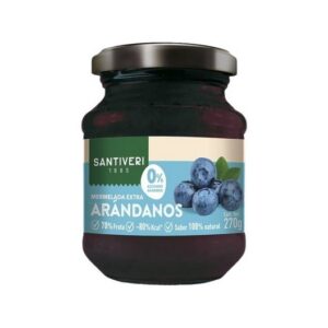SANTIVERI SUGAR FREE BLUEBERRY JAM 270 GRMS
