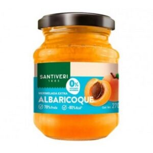 SANTIVERI SUGAR FREE APRICOT JAM 270 GRMS