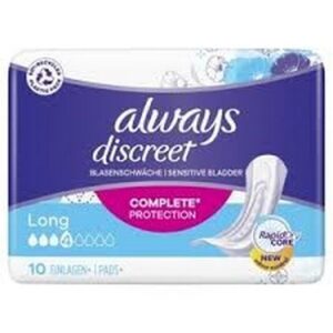I ALWAYS DISCREET PADS LONG 10 PCS.