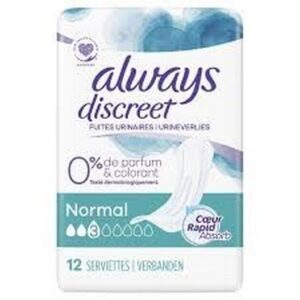 I ALWAYS DISCREET PADS NORMAL 12 PCS.