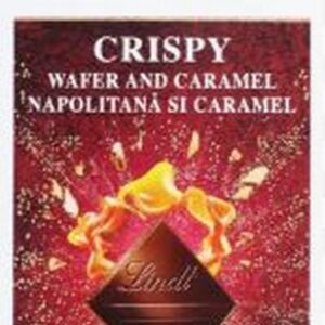 LINDT EXCELLENCE CRISPY WAFER AND CARAMEL 100 GRMS