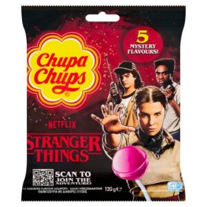 CHUPA CHUPS STRANGER THINGS - RIGHT SIDE UP LOLLYPOP 10 PCS.