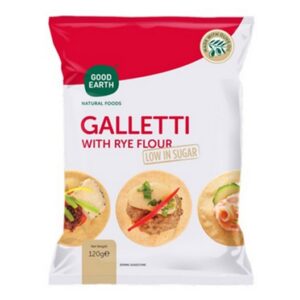 GOOD EARTH GALLETTI RYE 120 grms
