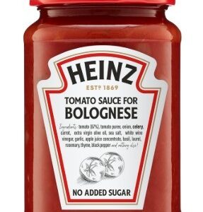 HEINZ TOMATO SAUCE FOR BOLOGNESE 350 GRMS