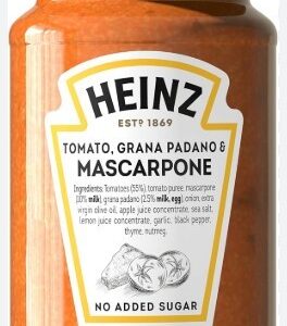 HEINZ TOMATO, GRANA & MASCARPONE SAUCE 350 GRMS