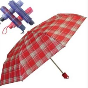 GDL FOLDING UMBRELLA CHECKED AST