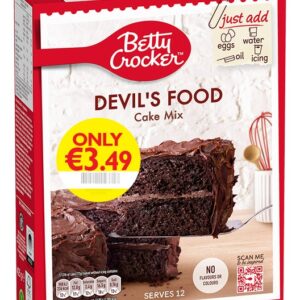 BETTY CROCKER DEVILS FOOD CAKE - ONLY €3.49 425 GRMS