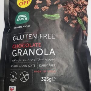 GOOD EARTH GF GRANOLA CHOCOLATE €2 OFF 325 GRMS
