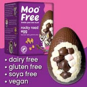 MOO FREE EASTER EGG ROCKY ROAD 85 GRMS