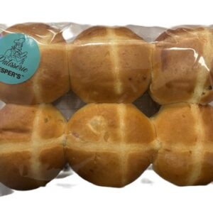 JESPERS HOT CROSS BUNS PACK 6X50 GRMS