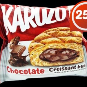 KARUZO 25% OFF CROSS BUN WITH COCOA CHOC FILLING 82 GRMS
