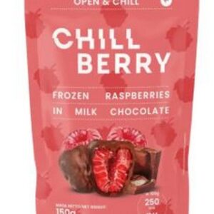 CHILL BERRY RASBERRY IN MILK CHOCOLATE 150 GRMS