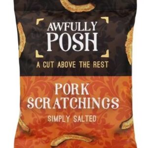 AWFULLY POSH PORK SCRATCHINGS 40 GRMS