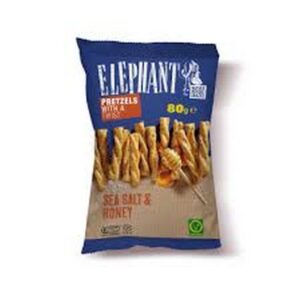 ELEPHANT TWISTS SEA SALT HONEY 80 GRMS