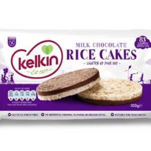 KELKIN RICE CAKES MILK CHOCOLATE 100 GRMS