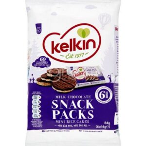 KELKIN RICE CAKES SNACK PACK MILK 84 GRMS