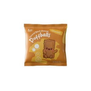 PUFF BALLS CARAMEL BISCUIT 30 GRMS