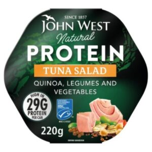 JOHN WEST TUNA PROTEIN QUINOA SALAD 220 GRMS