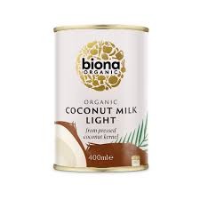 BIONA COCONUT MILK LIGHT 400 GRMS