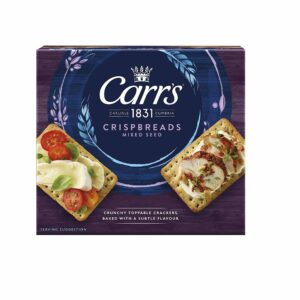 CARRS CRISPBREADS MIXED GRAIN 190 GRMS