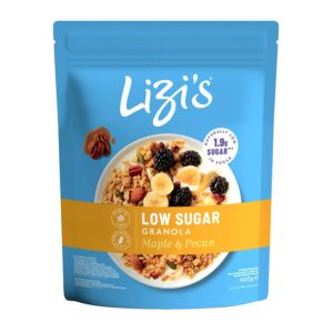 LIZI'S LOW SUGAR MAPLE & PECAN GRANOLA 400 GRMS