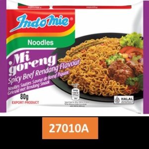 INDOMIE GOR SPCY BEEF 4+1FRE HAL 5X80 GRMS