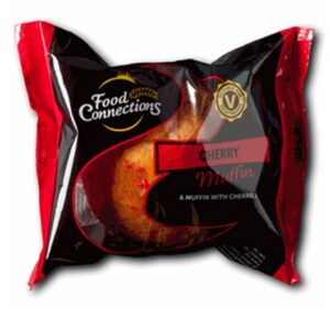 FOOD CONNECTIONS CHERRY UNTOPPED MUFFIN 92 GRMS