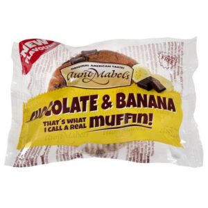 AUNT MABELS CHOC&BANANA MUFFIN 95 GRMS