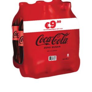 COCA COLA ZERO €9.99 PACK 6X1.5 LTR