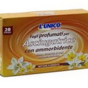 I L UNICO PERFUMED DRYER SHEETS ORIENT 20 PCS.