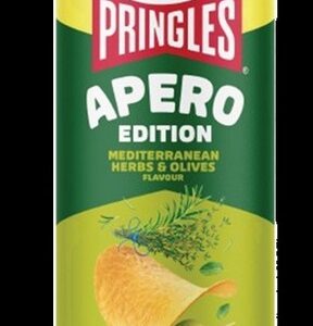 PRINGLES LARGE MEDITERRANEAN HERBS 165 GRMS