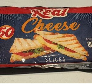 REAL CHEESE SLICES 50SLC 800 GRMS