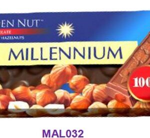 MILLENIUM MILK CHOC TABLET WHOLE HAZELNUTS 100 GRMS