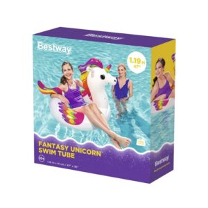 BESTWAY 47''X36'' FANTASY UNICORN SWIM RING