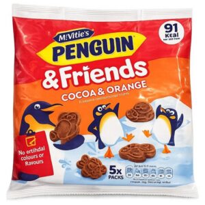 MCVITIES PENGUIN & FRIENDS COCOA & ORANGE 5X23 GRMS