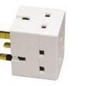 POWER PLUS ADAPTOR 13AMP 3 WAY FUSED