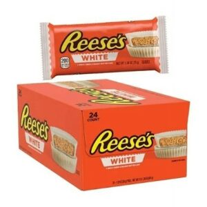 REESES PEANUT BUTTER CUPS WHITE X2 39 GRMS