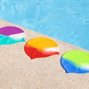 BESTWAY ASST/3 LIL COLOR WAVE SWIM CAP 3+