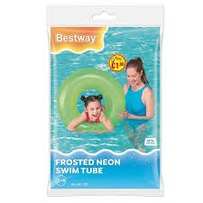 BESTWAY ASST/2 76CM FROSTED NEON SWIM TUBE 3-6
