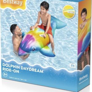 BESTWAY 1.68CMX66CM DOLPHIN RIDE ON