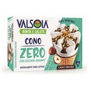 VALSOIA IL GELATO 4 CLASSIC CONES ZERO SUGAR 300 GRMS